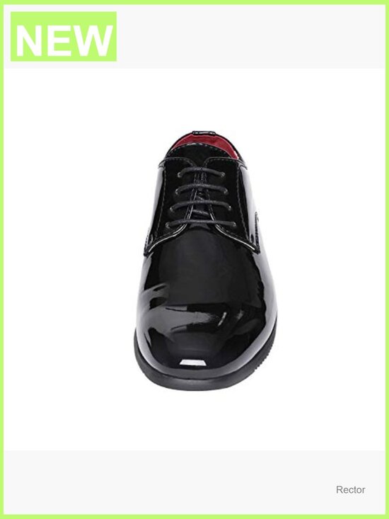 Men\'s Faux Patent Leather Tuxedo Dress Shoes Classic Lace-up Formal Oxford main image 7